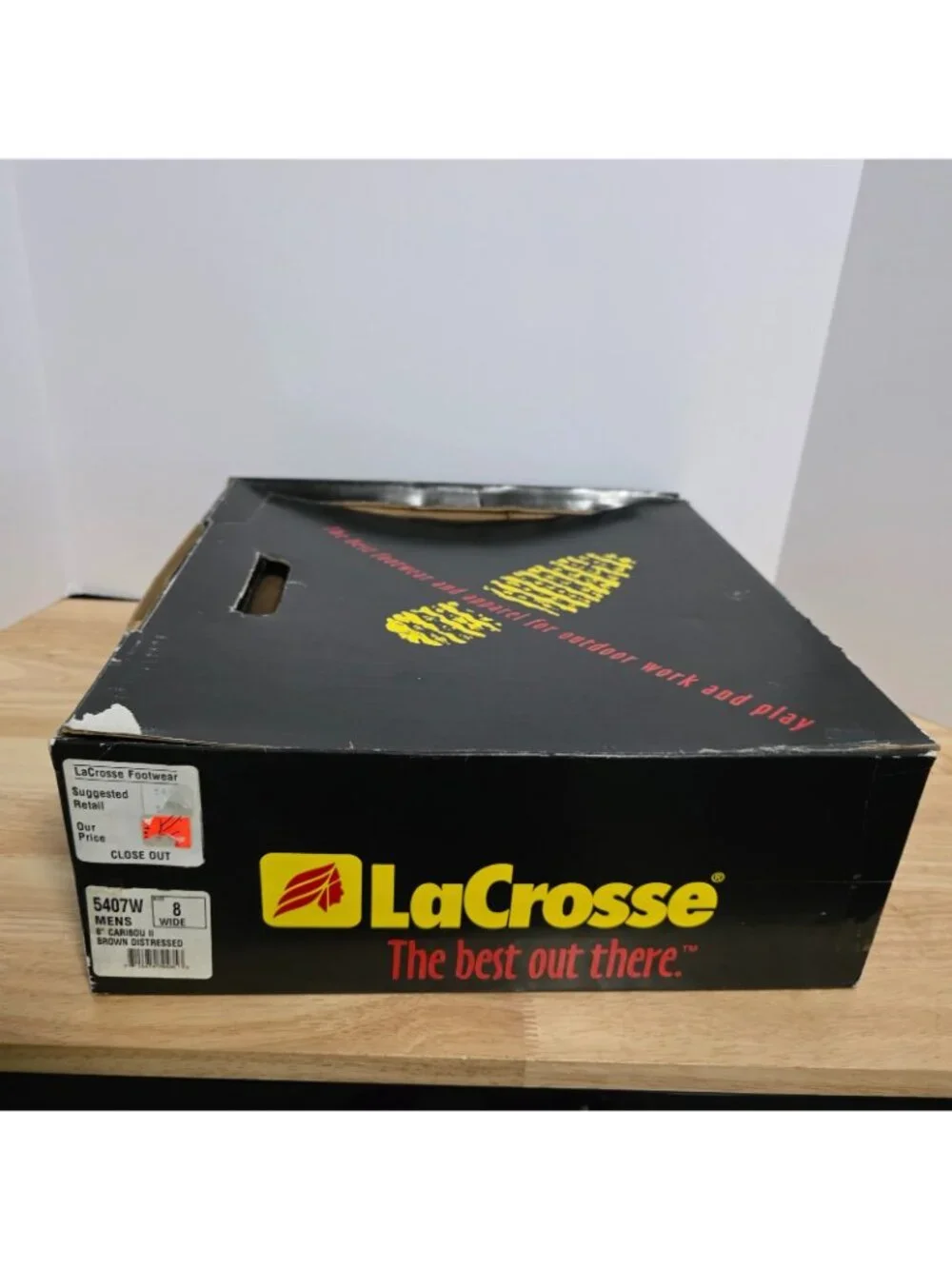 LaCrosse 400G Thinsulate Insulated Work Boots Mens 8 Brown USA Made NIB